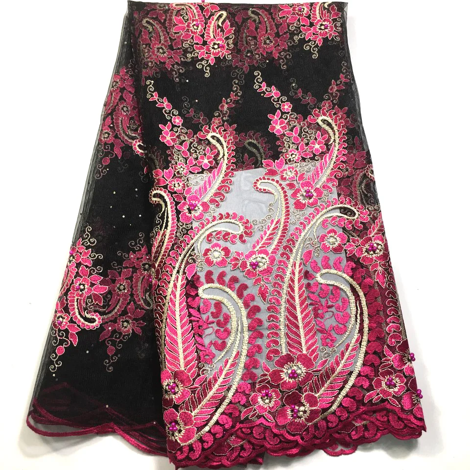 Королевский синий африканский кружевной материал 2021 высококачественное кружево