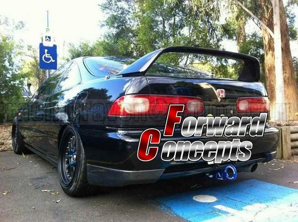 Для углеродного волокна 1998-2001 INTEGRA DC2 TYPE-R задние фартуки для губ валентности