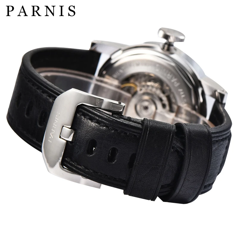 Часы наручные Parnis Мужские автоматические водонепроницаемые светящиеся