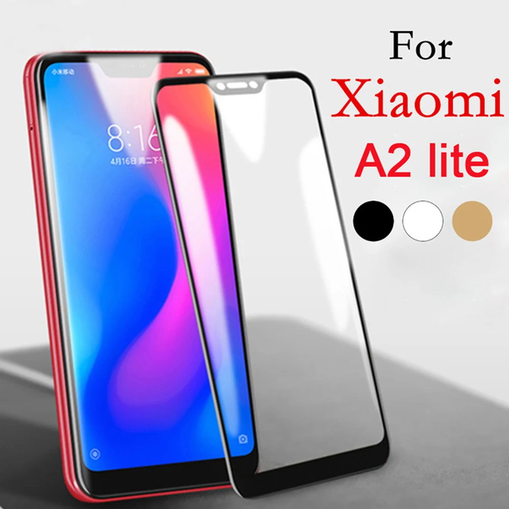 

9H tempered glass for xiaomi mi a2 lite a1 play pocophone f1 on the glass smartphone protective film phone screen protector