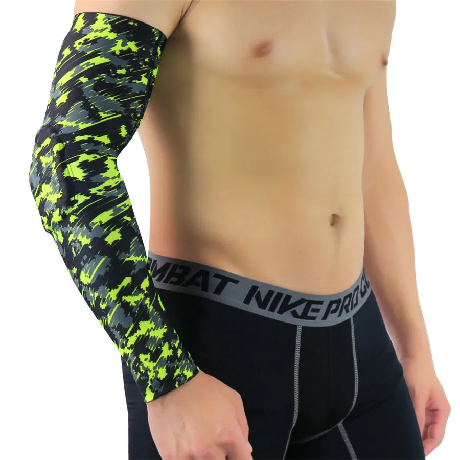 

Compression Honeycomb Elbow Pads Men Arm Guard Basketball Volleyball Elbow Support Protect Arm Sleeves Warmer Sports Fitness Gym