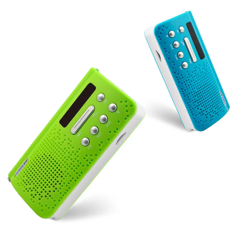 T308 портативный стерео мини FM радио динамик музыкальный плеер с TF картой USB AUX вход