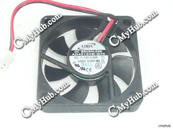 Для SANYO DENKI AD4512HB-G70 T DC12V 0.09A 4510 4 5 см 45 мм 45x45x10 2-контактный 2-проводной охлаждающий