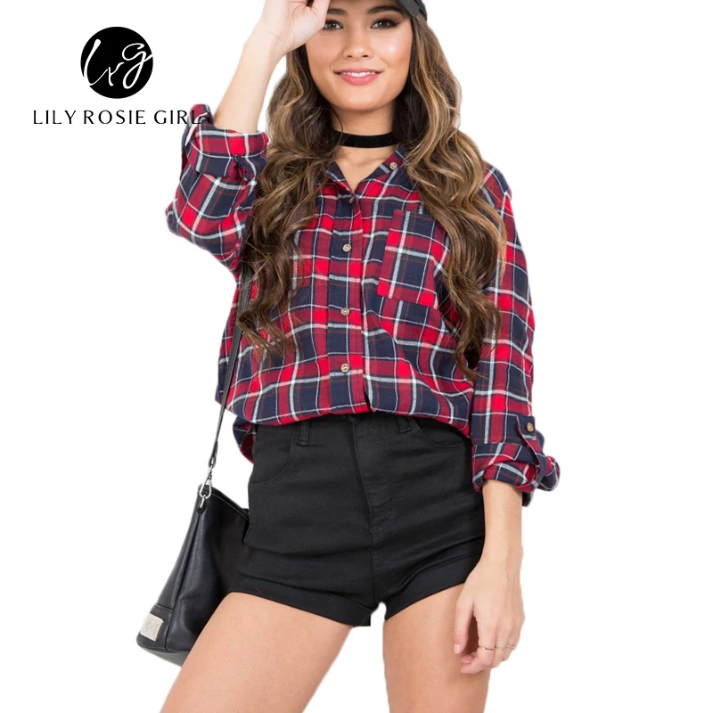 Conmoto Повседневная свободная блузка с пуговицами осенняя для офиса женские