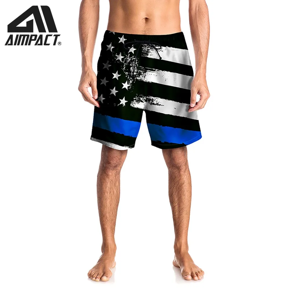 Мужские шорты с классическим флагом быстросохнущие пляжные для серфинга и