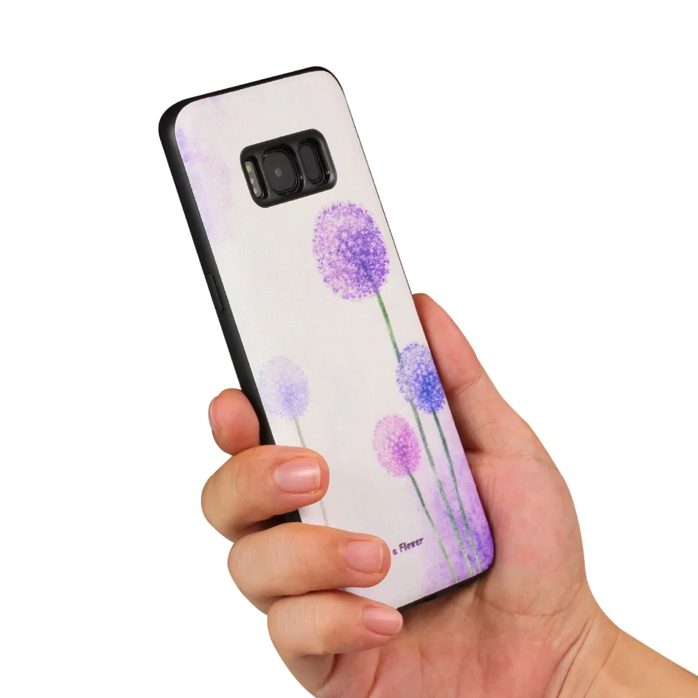 Лабиринт для Samsung Galaxy S8 Красочные Окрашенные телефона чехол Фиолетовый Одуванчик