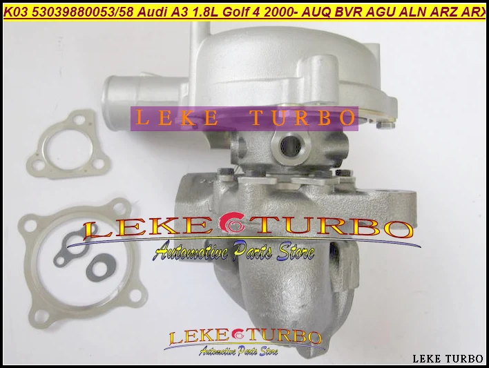 K03 53039880053 53039880058 Turbo For Audi A3 1.8L Volkswagen VW Golf 4 00- AUQ BVR AGU ALN ARZ ARX AUM AVJ AWT AVC AWU 1.8T | Автомобили