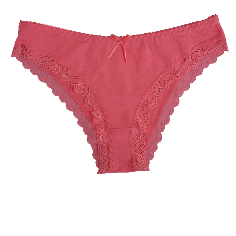 Женские кружевные трусы FUNCILAC нижнее белье из хлопка для женщин 6 шт./лот|cotton