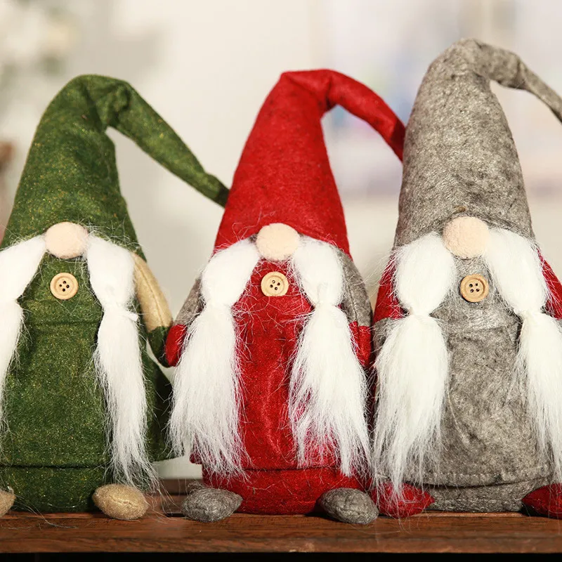 Рождественские куклы ручной работы Gnome новогодние вечерние подарки на праздник