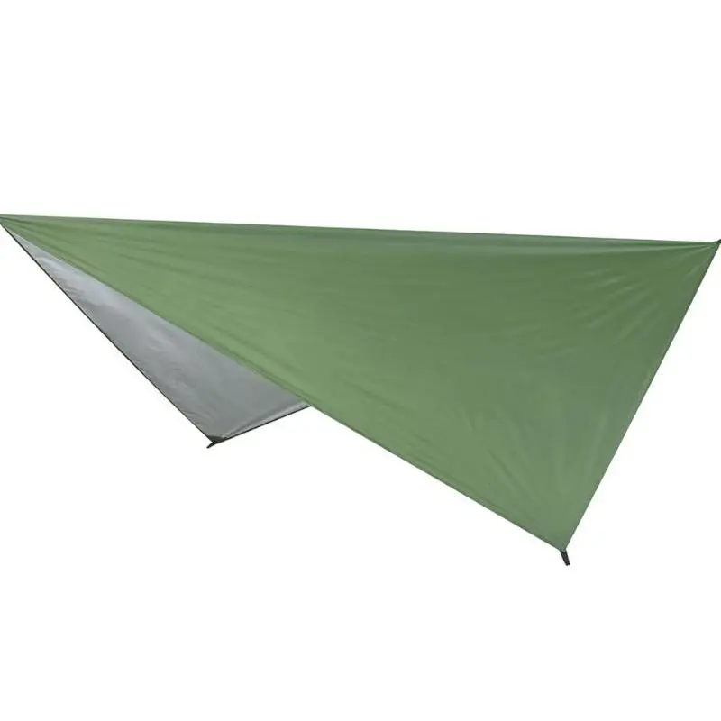 Сверхлегкий брезент открытый кемпинг выживание солнцезащитный тент непромокаемый тент серебряное покрытие водонепроницаемый Пляжный Тент