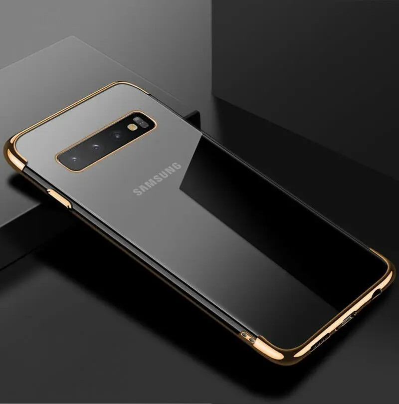 Чехол для Samsung Galaxy A80 A90 A50 A30 A20 A10 A70 A40 M10 M20 M30 A 50 Роскошный прозрачный ТПУ силиконовый чехол для телефона