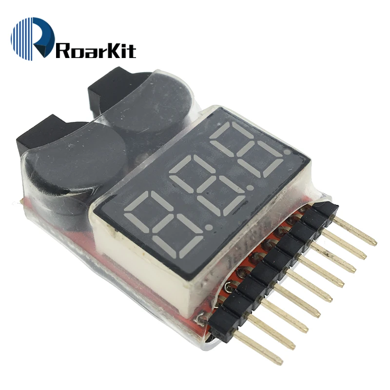 Новый индикатор 1 8S Lipo Li Ion Fe напряжения батареи 2 в тестер низкого зуммер