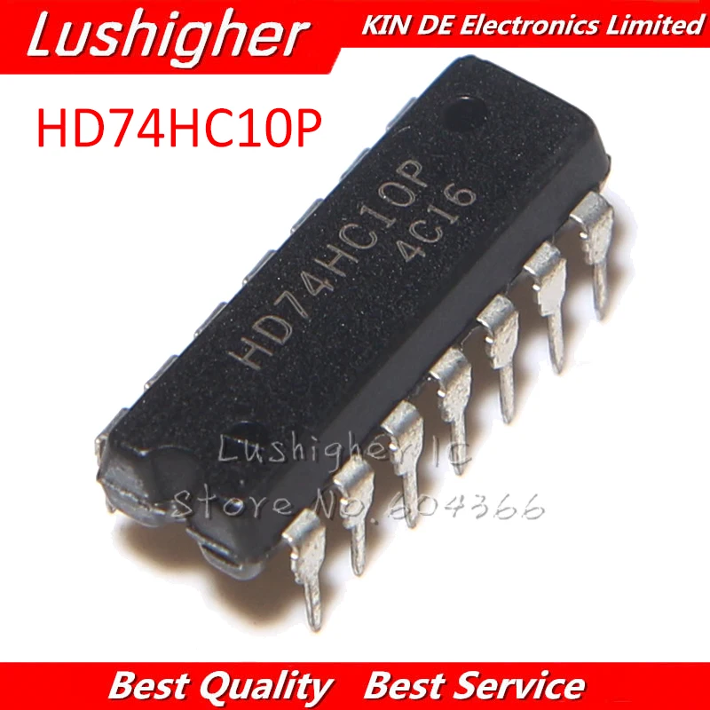 

5 шт. SN74HC10N DIP 74HC10 DIP16 MC74HC10N DIP HD74HC10P