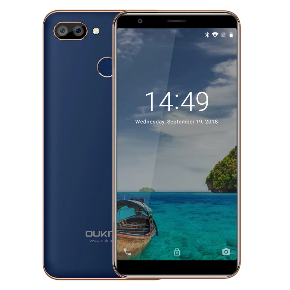 OUKITEL C11 Pro 4G Mobile Phone 5.5 inch 18:9 Display Android 8.1 Quad Core 3G RAM 16G ROM 3400mAh 8.0MP Smartphone | Мобильные