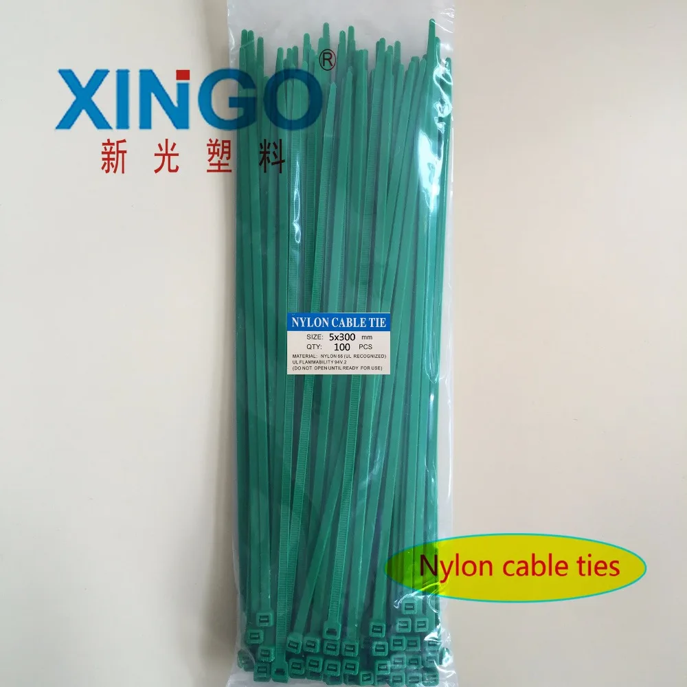 New 4.8 Width 100pcs/bag Yellow Color 5X300MM National Self-Locking Nylon Wire Cable Zip Ties Organiser Fasten | Обустройство дома
