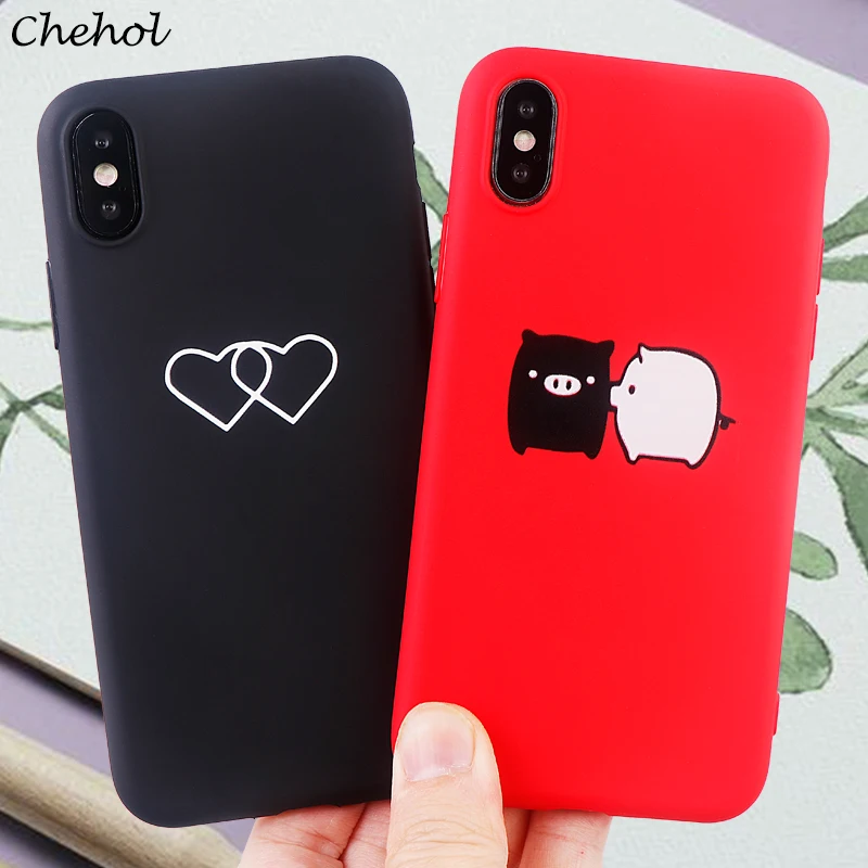Чехлы для мобильных телефонов IPhone 6s 7 8 Plus X XS MAX XR Забавный Милый Мягкий