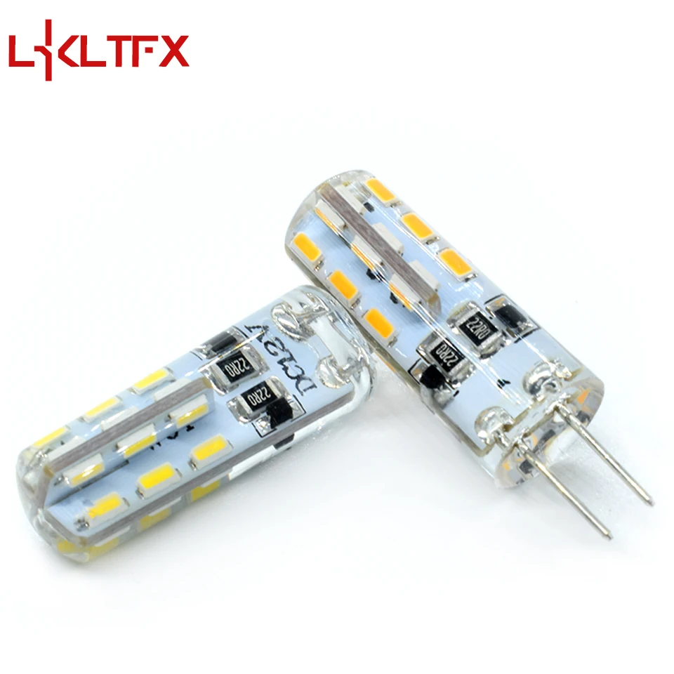 LKLTFX кукурузная лампа 360 Угол луча G4 светодиодный ная CE ROHS CCC FCC гостиная SMD 3014 24