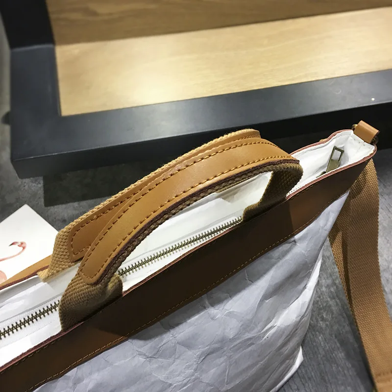 2017 весенние и летние женские сумки через плечо для покупок портативные бумажные