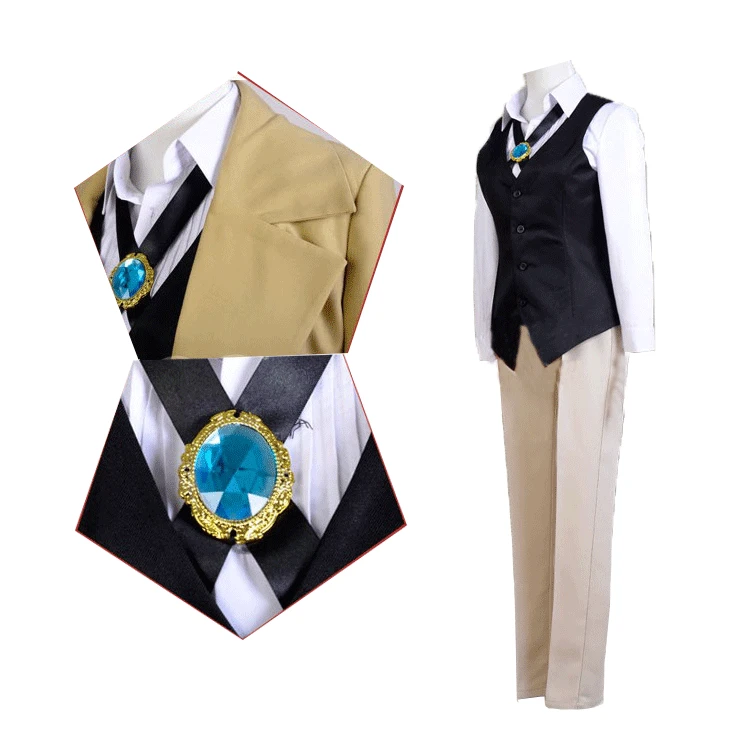 Bungo Stray Dogs Cosplay Costume Full Set Character Halloween Stage Party Figure Suit Drop Ship | Тематическая одежда и