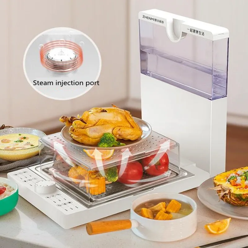 220V Электрический Еда Паровая машина для складной электрический аппарат чистки