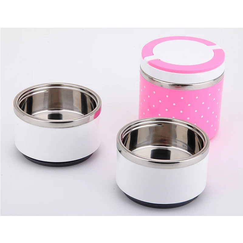 Модная герметичная нержавеющая сталь бенто Студенческая коробка для завтрака