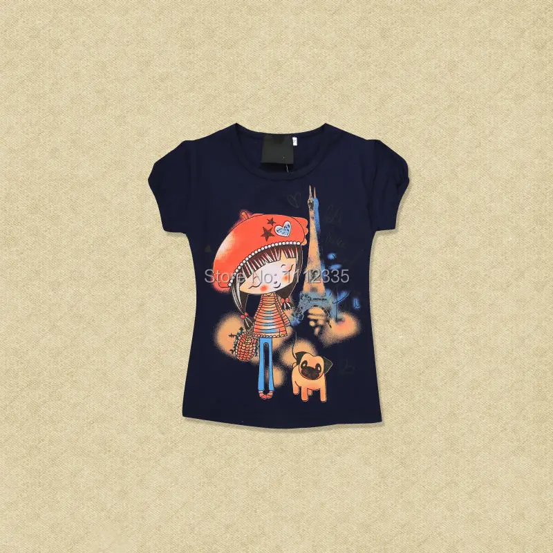 2 7 лет девочка майка девушки футболка париж дети бренд футболки одежда летние