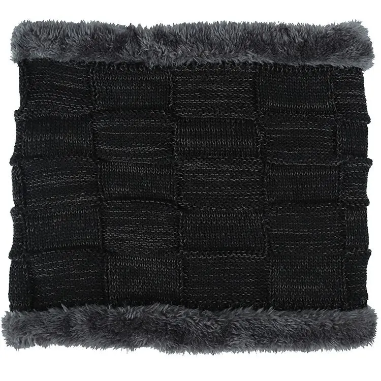 Зимняя Лыжная Шапочка-шарф Skullies Beanies мягкая теплая мешковатая шапка маска Gorros Зимние головные уборы для мужчин и женщин вязаная шапка