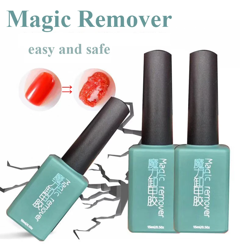 15 мл магическое очищающее средство для ногтей УФ Гель-лак гель для удаления маникюра и липкого слоя гель-Очиститель жидкость для снятия геля лак для ногтей
