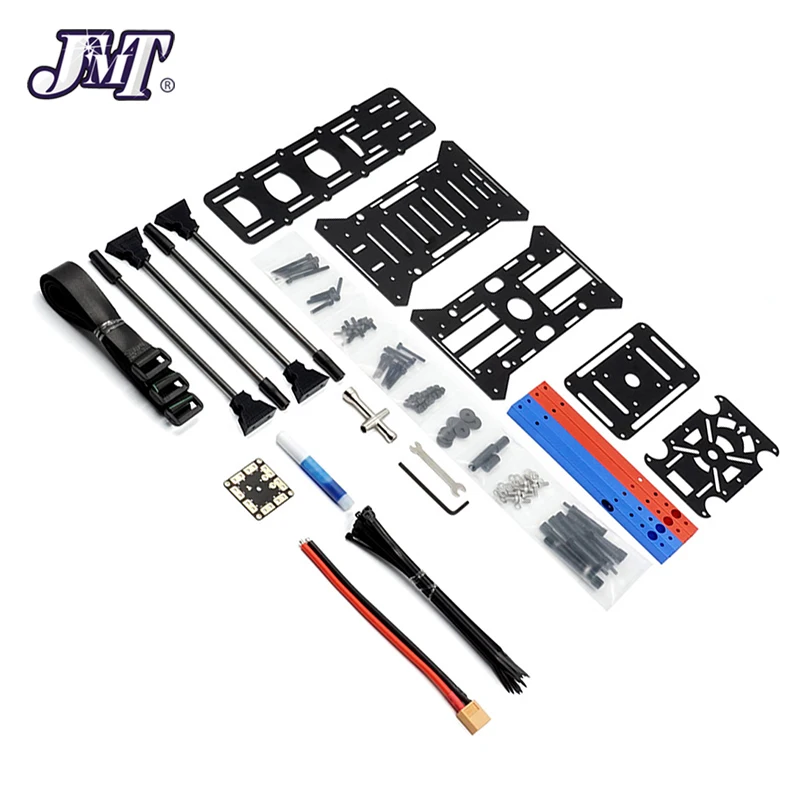 JMT BlueX450 алюминиевая трубчатая стойка 450 мм комплект рамы для DIY FPV гоночного дрона