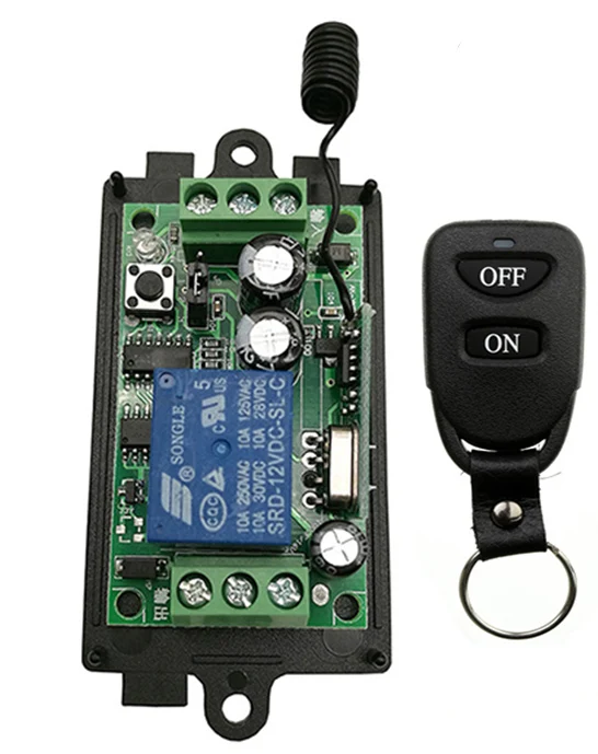 DC 12V 1 CH канал 1CH Беспроводной RF пульт дистанционного управления выключатель света