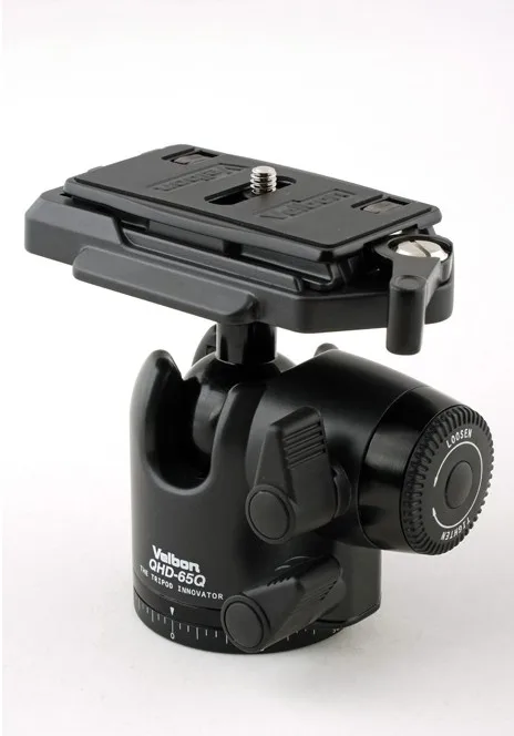 

Velbon Aluminum BALL Head QHD-65Q for DSLR Camera Tripod