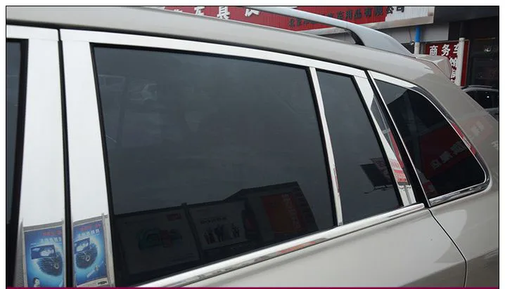 Lsrtw2017 304 нержавеющая сталь окна автомобиля планки для renault koleos 2008 2009 2010 2011 2012 2013 samsung QM5