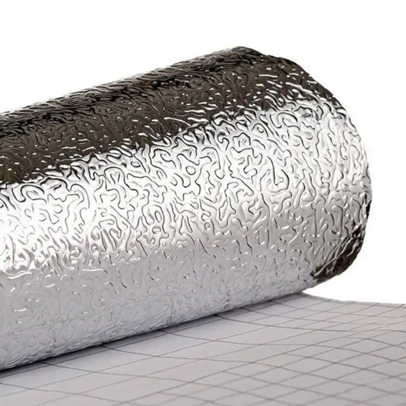 1 рулон 40*200 см пергаментная для кухни высокотемпературная стойкая DIY Коврик для ящика маслостойкая Фольга Наклейка s защитные наклейки от масла - Цвет: Серебристый