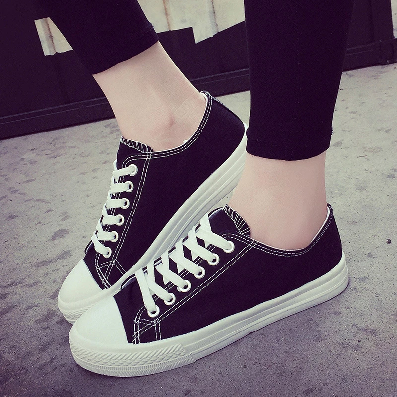 Я. Черный J Женская Обувь Повседневная Квартиры 2017 Весна Спортивная Удобные Белые