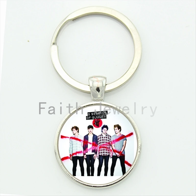 Брелок для ключей из сплава 5 секунд лета KC042|fashion key chain|key chainhandmade chain |