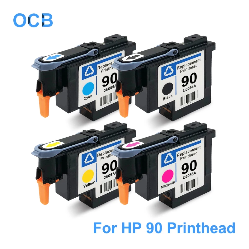 Для hp 90 печатающая головка C5054A C5055A C5056A C5057A Печатающая головка для hp DesignJet 4000 4000ps 4020 4500 4520 принтер(BK C M Y