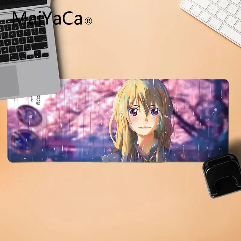 MaiYaCa крутой персонализированный Fashion Your Lie In April Нескользящие прочные силиконовые компьютерные коврики резиновая мышь прочный Настольный компьютер