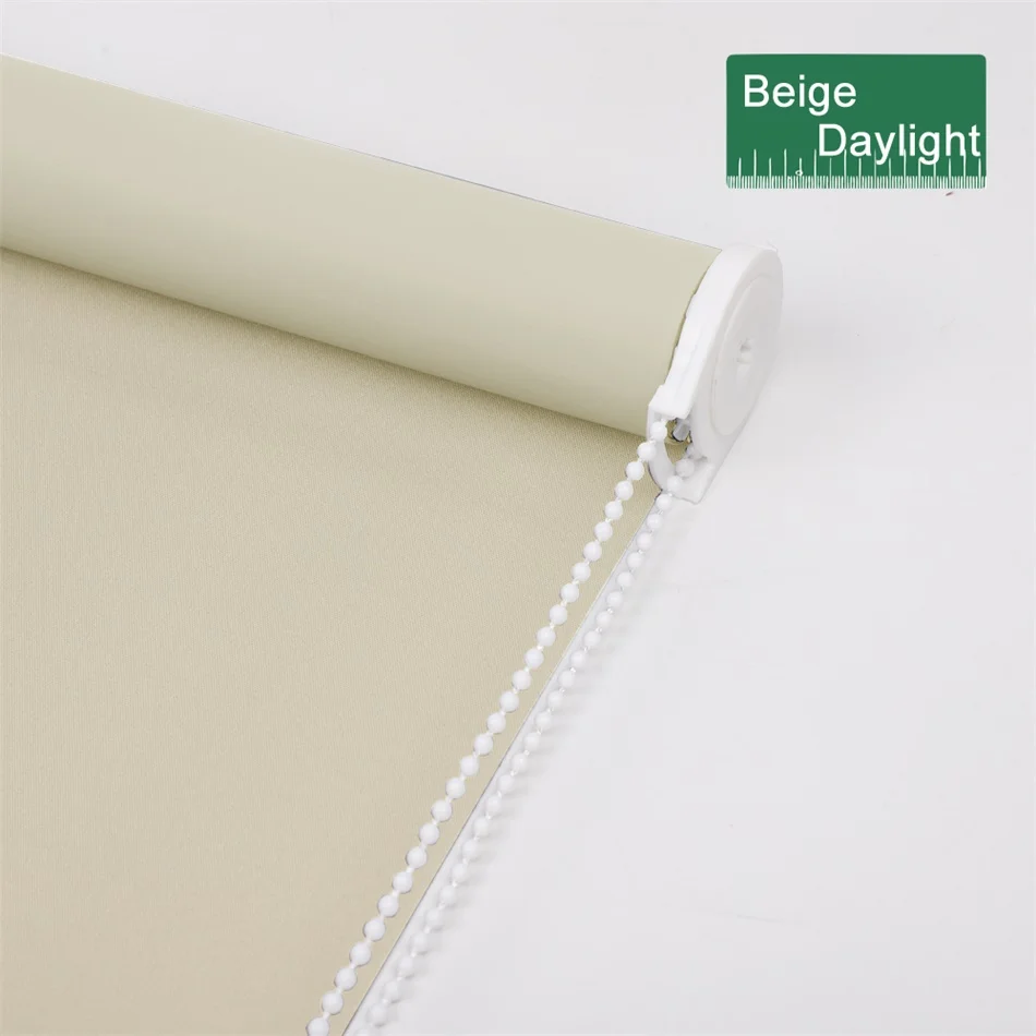 Beige-Daylight Skansen дневной свет и затемнение ткань окна рулонные шторы тени для гостиной Высокое качество жалюзи Индивидуальный размер - Цвет: Beige-Daylight