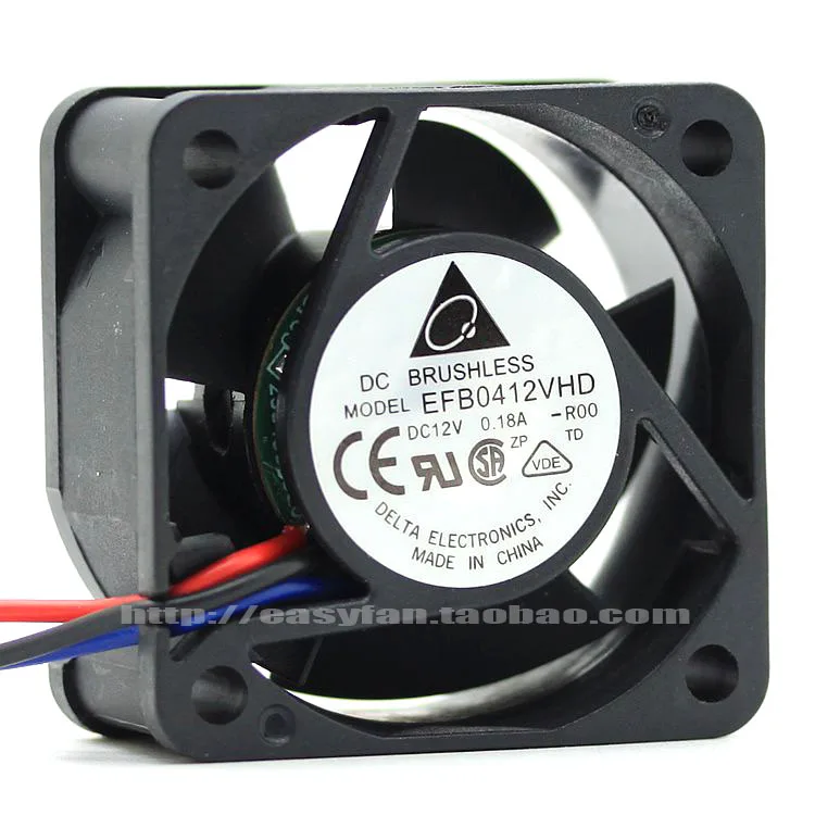 Новый переключатель охлаждающий вентилятор DELTA EFB0412VHD -R00 4cm4020 12V0.18A