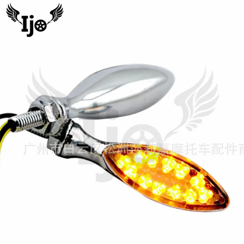 

motorbike turn signals scooter flashers blinker dirt pit bike motocross yellow lighting motorcycle LED moto turn signal light