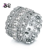 be 8 unique design hot sale aaa cz ring paved austrian zircon fashion women ring jewelry anillos mujer r109