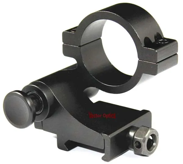 10 шт. векторная оптика в резиновой оболочке Тактический Red Dot 3x лупа область с откидной боковой быстросъемной QD Крепление для охоты