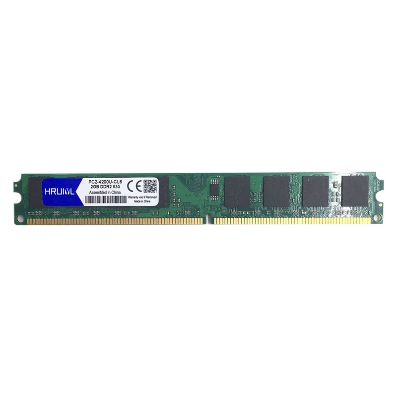 HRUIYL 1G 2G DDR2 533 MHz 1GB 2GB PC2 4200U для настольного ПК DIMM 4200 память материнской платы Память