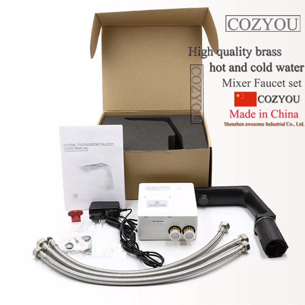 Умный постоянный контроль температуры светодиодный сенсорный экран смешанный