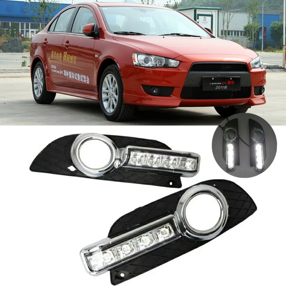 CSGJMY для Mitsubishi Lancer EX 2009 2010 2012 2013 2014 LED DRL дневные ходовые огни дневного света с