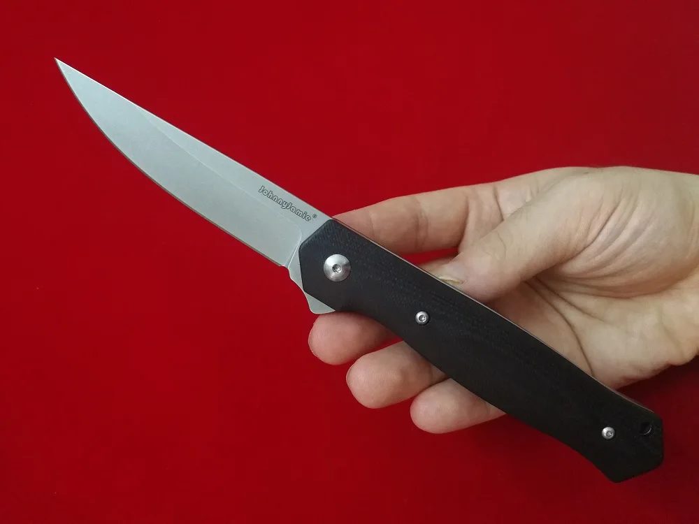 Johnyjamie KWAIKEN III C11GPBK D2 стальное лезвие шариковая система медведя складной нож Черный