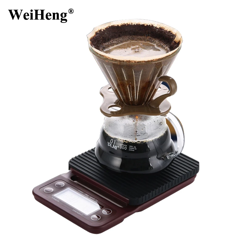 Цифровые капельные весы для кофе с таймером кухонные 6. 6 фунтов/3 кг инструмент