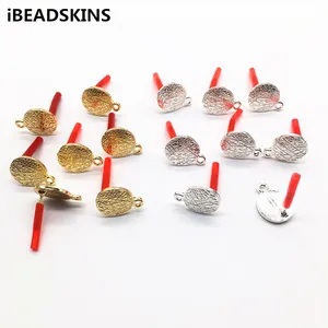 Новое поступление! 15x11 мм 100 шт.лот витые серьги-гвоздики в форме монеты из цинкового сплавасерьги аксессуарысерьги Запчасти для ювелирных изделий своими руками