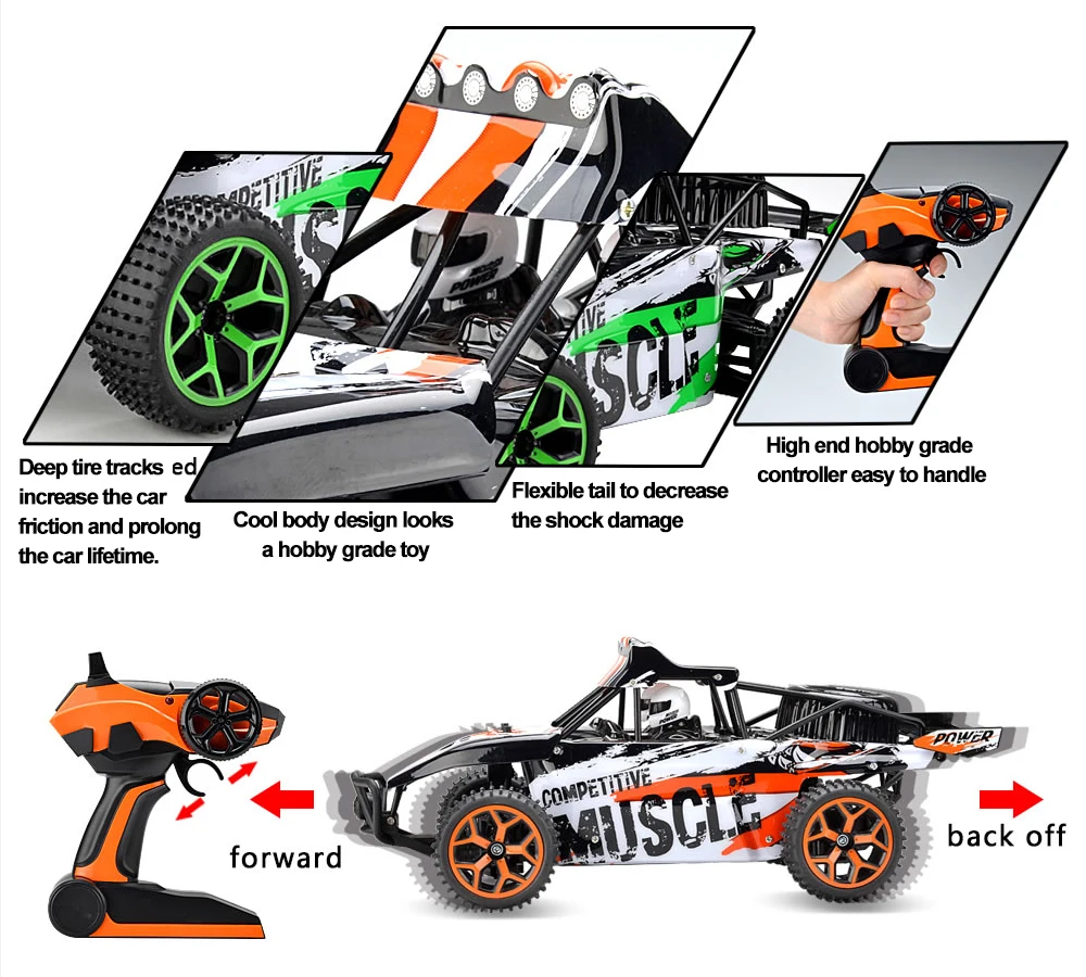 Радиоуправляемая машинка 4WD Rock Crawlers 1/18 ГГц с дистанционным управлением модель