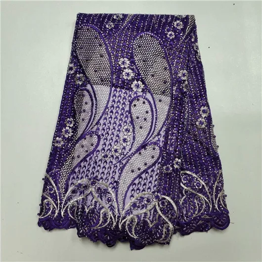 NEW Latest French Nigerian Laces Fabrics High Quality Tulle African Fabric Wedding Lace | Дом и сад